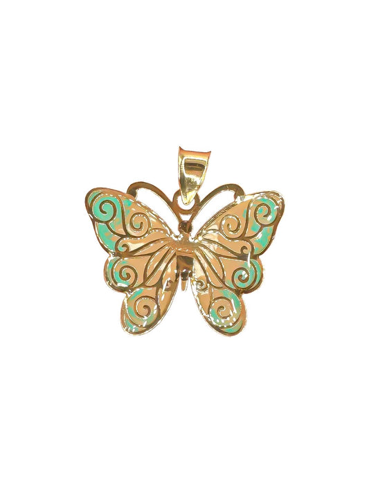 14k Butterfly Pendant