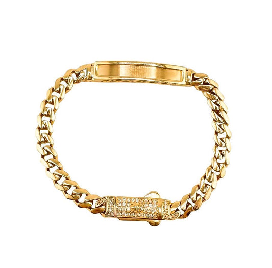 14k Gold Bracelet 6.5in