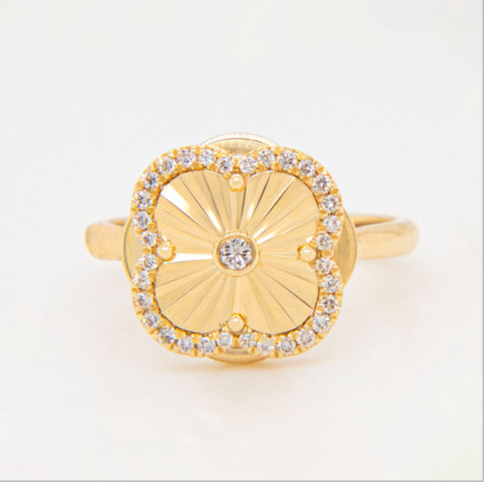 14k Gold Diamond Ring