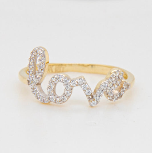 14k Love Ring