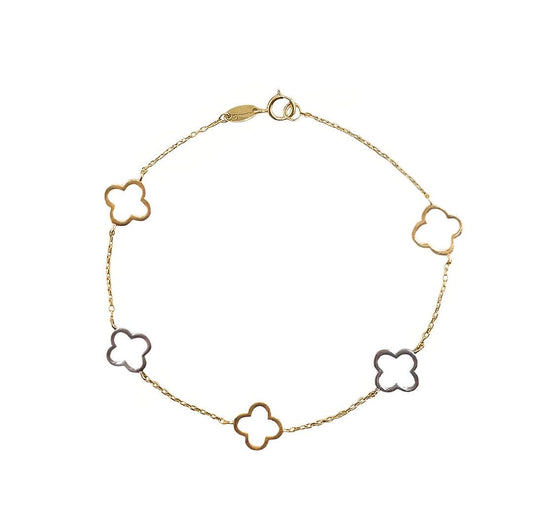 14k Gold Bracelet 7.5in