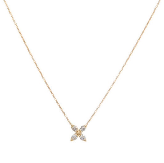 14k Gold Diamond Necklace