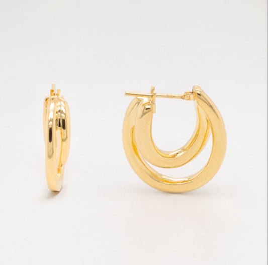 14k Gold Hoops