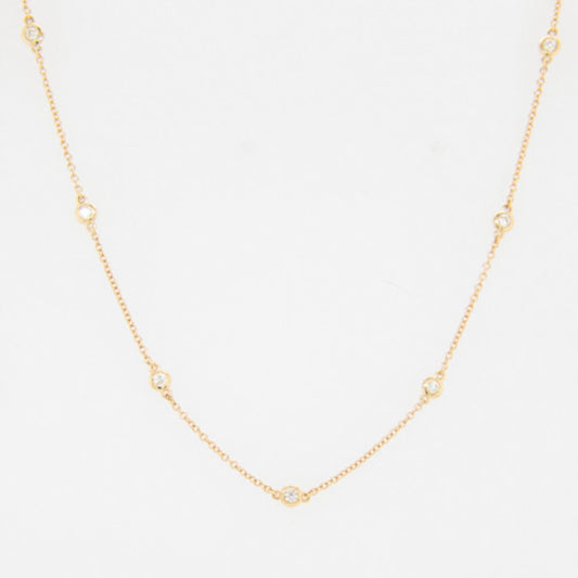 14k Gold Diamond Necklace