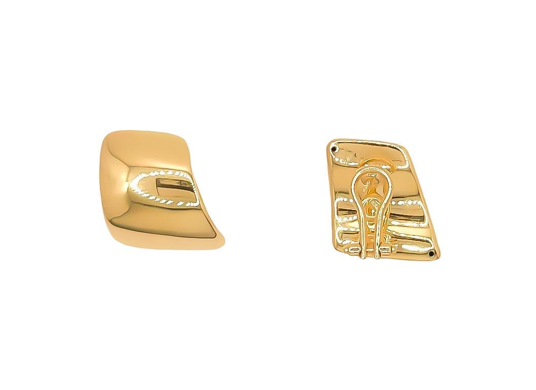 14k Omega Earrings