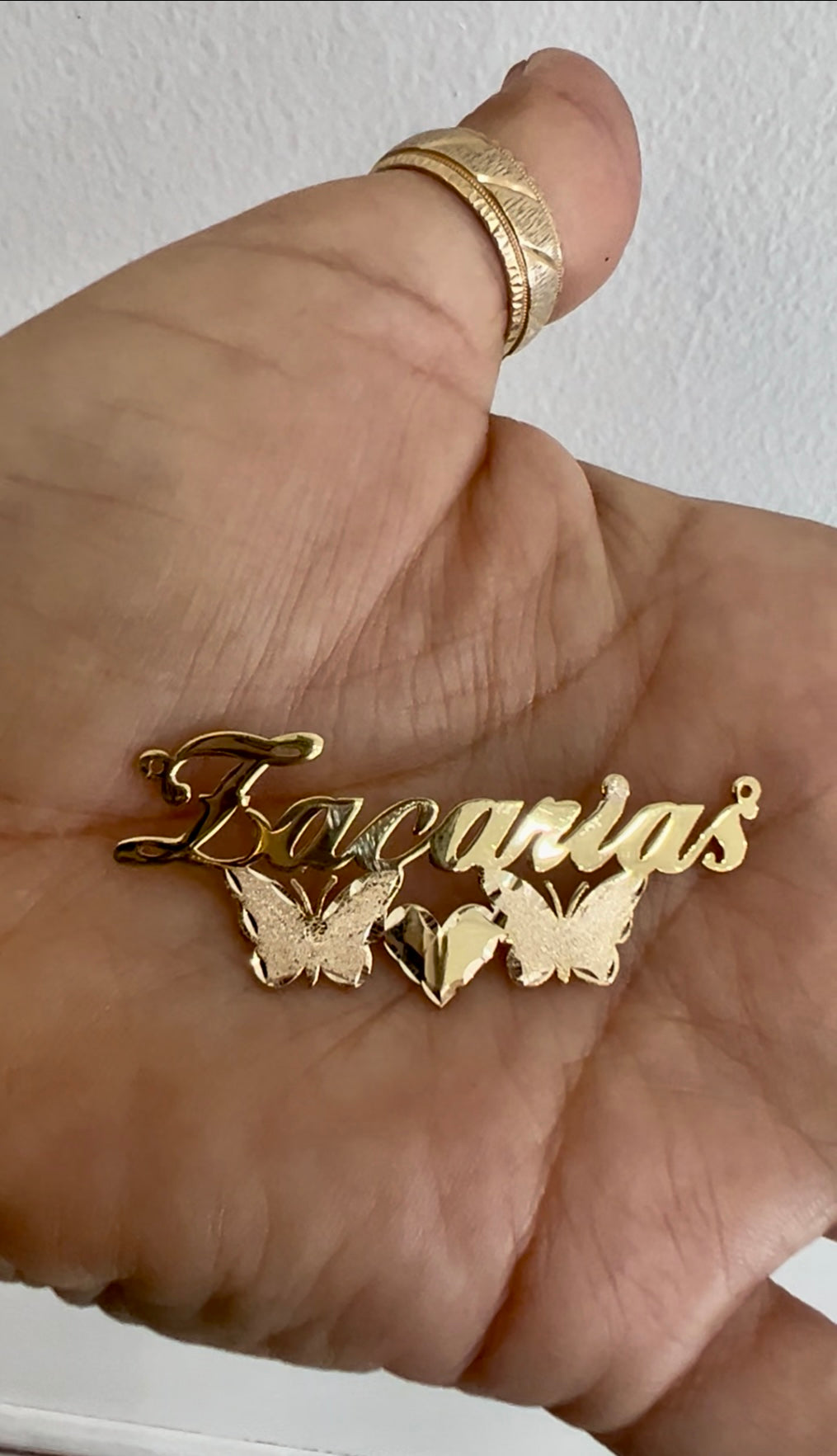 14k Custom Name Plate