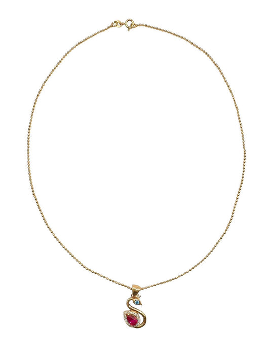 14k Gold Necklace With Pendant