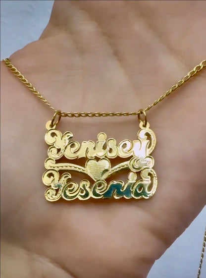 Two Name 14k Custom Work