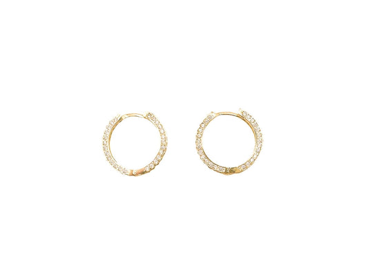 14k Gold Solid Earring