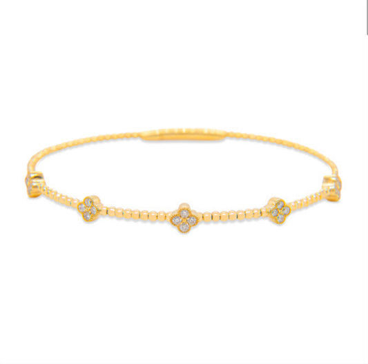 14k Gold Diamond Bracelet