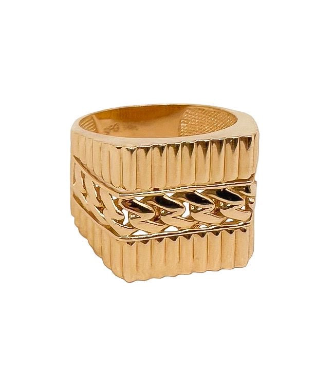 14k Gold Man Ring