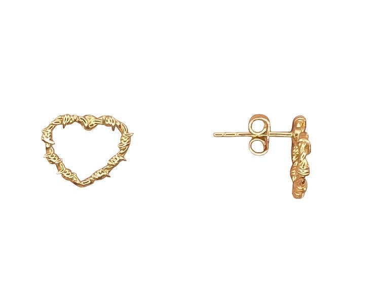 14k KarolG Heart Earrings