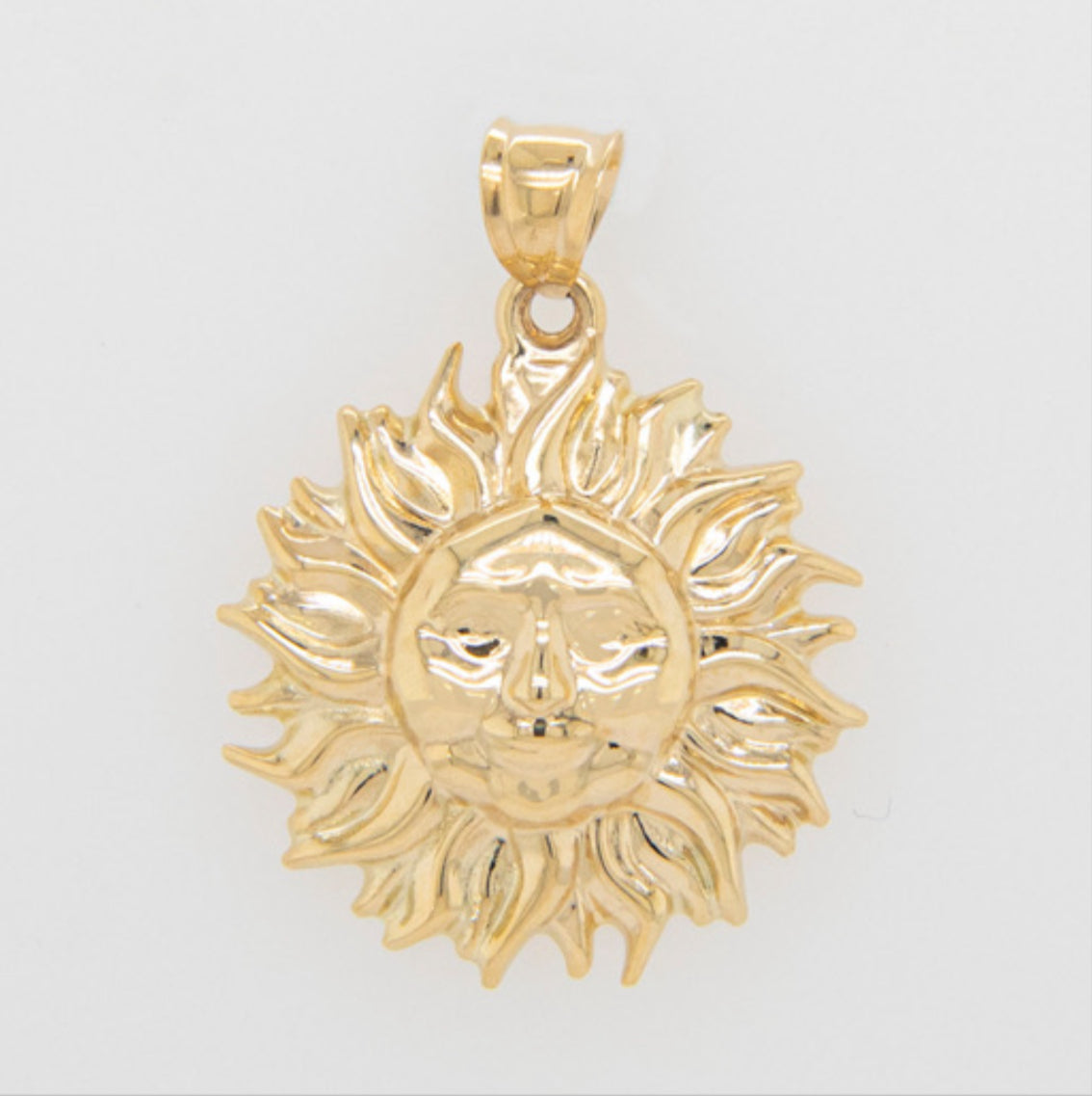 14k Sun Pendant