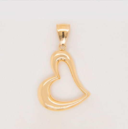 Small Heart Pendant 14k