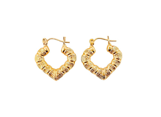 14k Gold Hoops