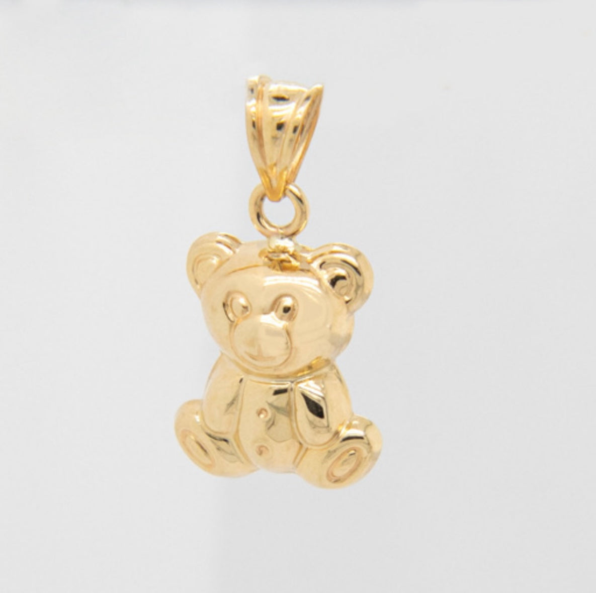 14k Gold Bear Pendant