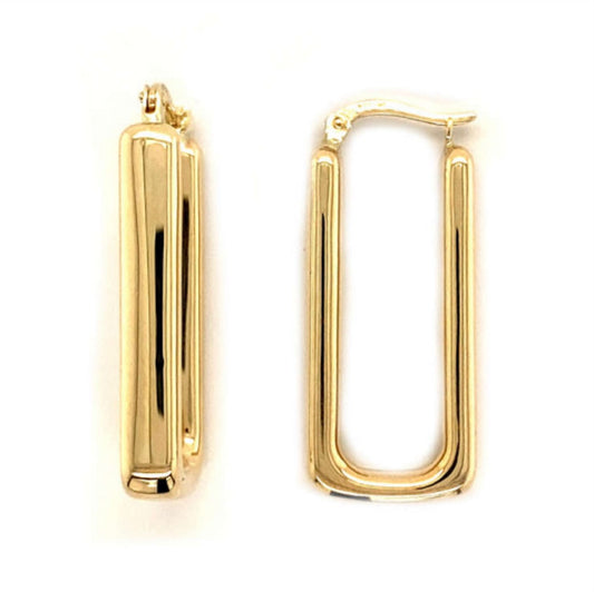 14k Gold Hoops