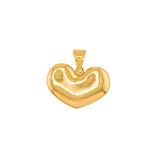 14k Gold Heart Pendant