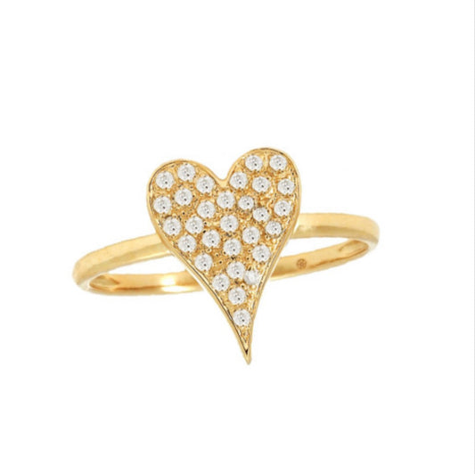 14k Gold Diamond Ring