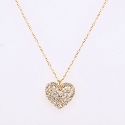 14k Gold Diamond Necklace