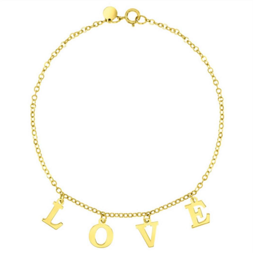 14k Love Bracelet 7in